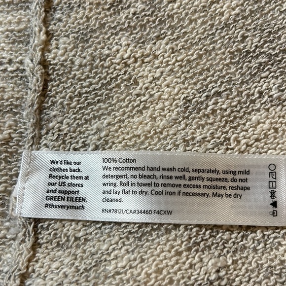 Eileen Fisher Cotton Cardigan sweater. XS - Picture 7 of 10